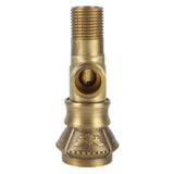 Angle Valve Vintage European Style Brass Cold Hot Water Stop Valve for Water Sink Bathroom Toilet Kitchen - Low Angle