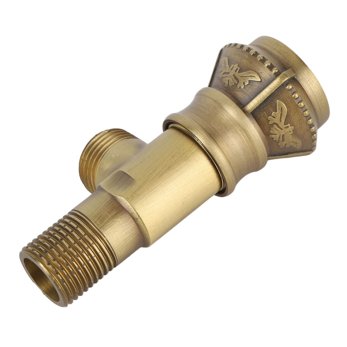 Angle Valve Vintage European Style Brass Cold Hot Water Stop Valve for Water Sink Bathroom Toilet Kitchen