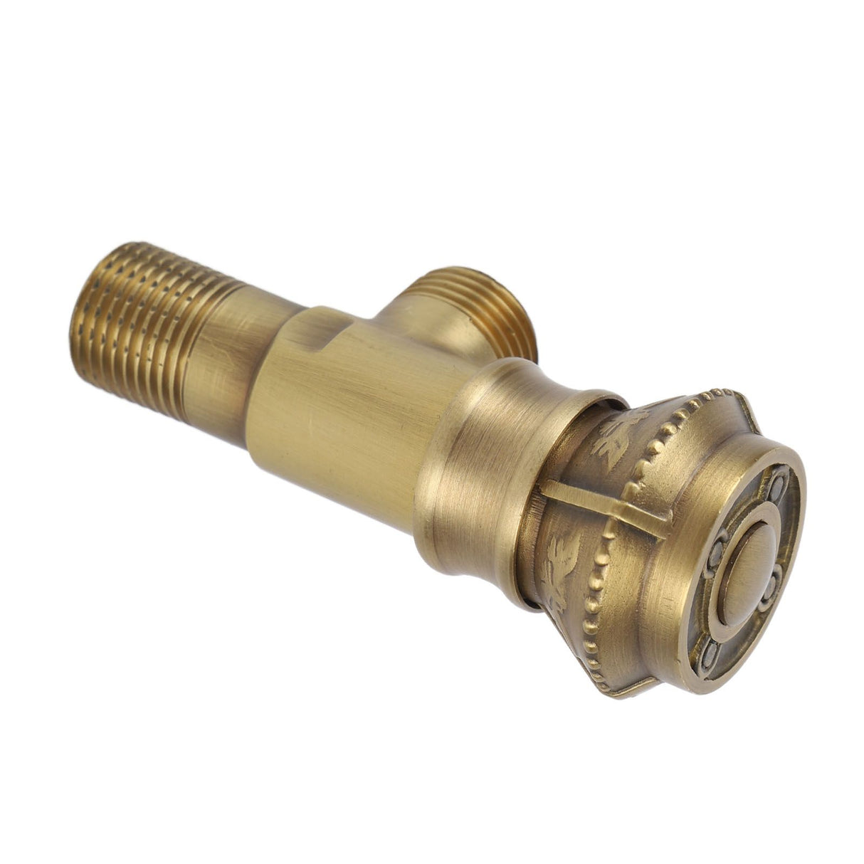 Angle Valve Vintage European Style Brass Cold Hot Water Stop Valve for Water Sink Bathroom Toilet Kitchen