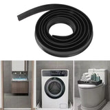 Water Insulation Strip Flexible Bendable Self Adhesive TPE Shower Wet Dry Separation Bathroom Accessories 3meter Black