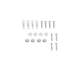 15.7in Bathroom Shelf Wall Mounted 201 Stainless Steel Waterproof Corrosion Prevention Towel Rack with Hooks for Shower