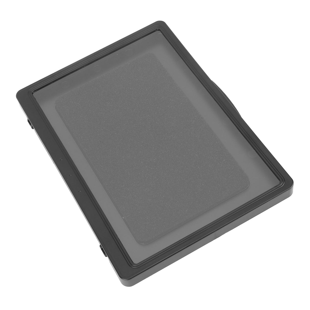 Shower Phone Holder Waterproof Rotatable Anti Fog Hands Free Easy Mounting Bathroom Tablet Case for Bathing Washroom Black