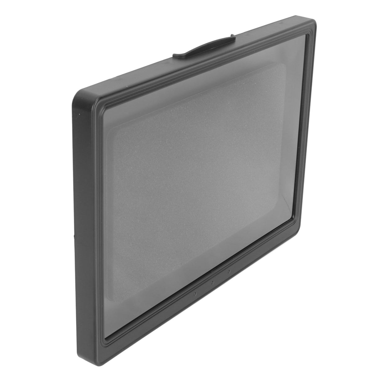 Shower Phone Holder Waterproof Rotatable Anti Fog Hands Free Easy Mounting Bathroom Tablet Case for Bathing Washroom Black