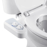 Bidet Attachment Self Cleaning Dual Nozzle Adjustable Water Pressure Cold Water Toilet Bidet for Feminine Wash 3/8 - Extra Image