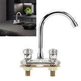 2 Handle Bathroom Faucet Water Saving Hot Water Centerset Bathroom Faucet for Kitchens Bath Basin