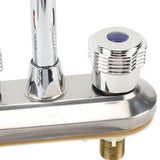 2 Handle Bathroom Faucet Water Saving Hot Water Centerset Bathroom Faucet for Kitchens Bath Basin