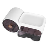 Wall Mounted Tissue Box Cover Plastic Waterproof Multifunctional Punch Free Toilet Paper Holder for Bathroom Kitchen White