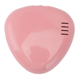 Toothbrush Sanitizer Portable Rechargeable Toothbrush Cleaner Holder Travel Home Toothbrush Case Pink - Front View