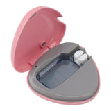 Toothbrush Sanitizer Portable Rechargeable Toothbrush Cleaner Holder Travel Home Toothbrush Case Pink