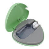 Toothbrush Sanitizer Portable Rechargeable Toothbrush Cleaner Holder Travel Home Toothbrush Case Green - Side View