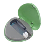 Toothbrush Sanitizer Portable Rechargeable Toothbrush Cleaner Holder Travel Home Toothbrush Case Green