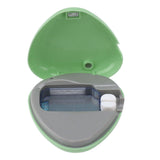Toothbrush Sanitizer Portable Rechargeable Toothbrush Cleaner Holder Travel Home Toothbrush Case Green - 45-Degree Angle