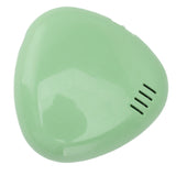 Toothbrush Sanitizer Portable Rechargeable Toothbrush Cleaner Holder Travel Home Toothbrush Case Green - Rear View