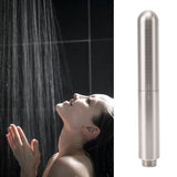 Pressurized Shower Nozzle Full Copper Shower Head Detachable Shower Head Handheld Showerhead Wire Drawing - Extra Image