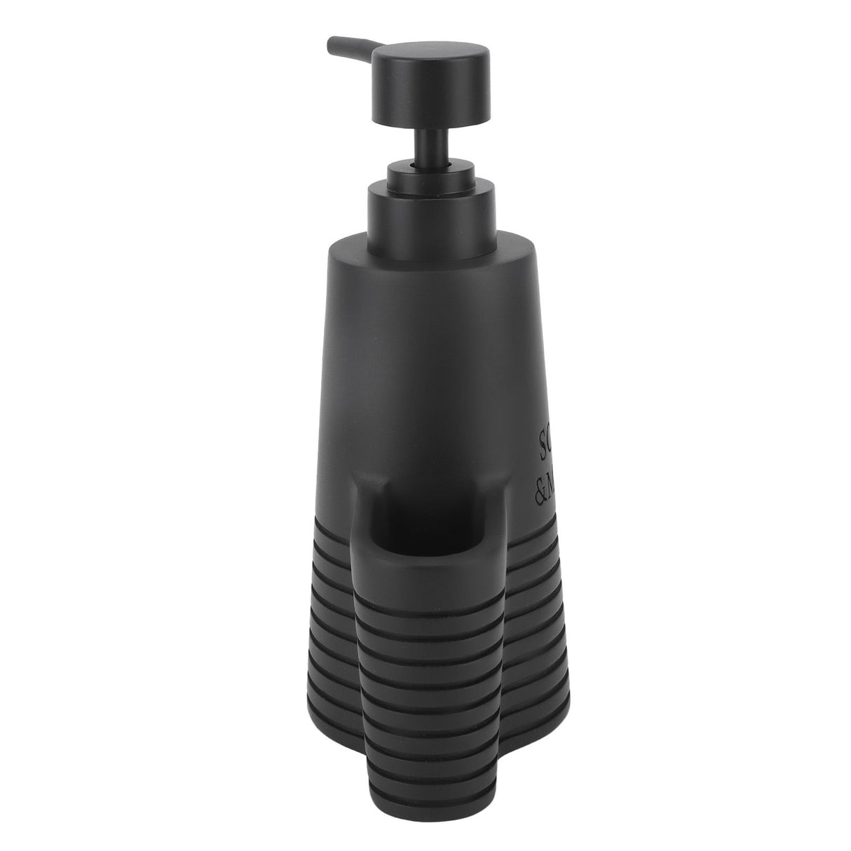 Dish Soap Dispenser Stainless Steel Washing Up Liquid Dispenser with Cleaning Brush for Kitchen