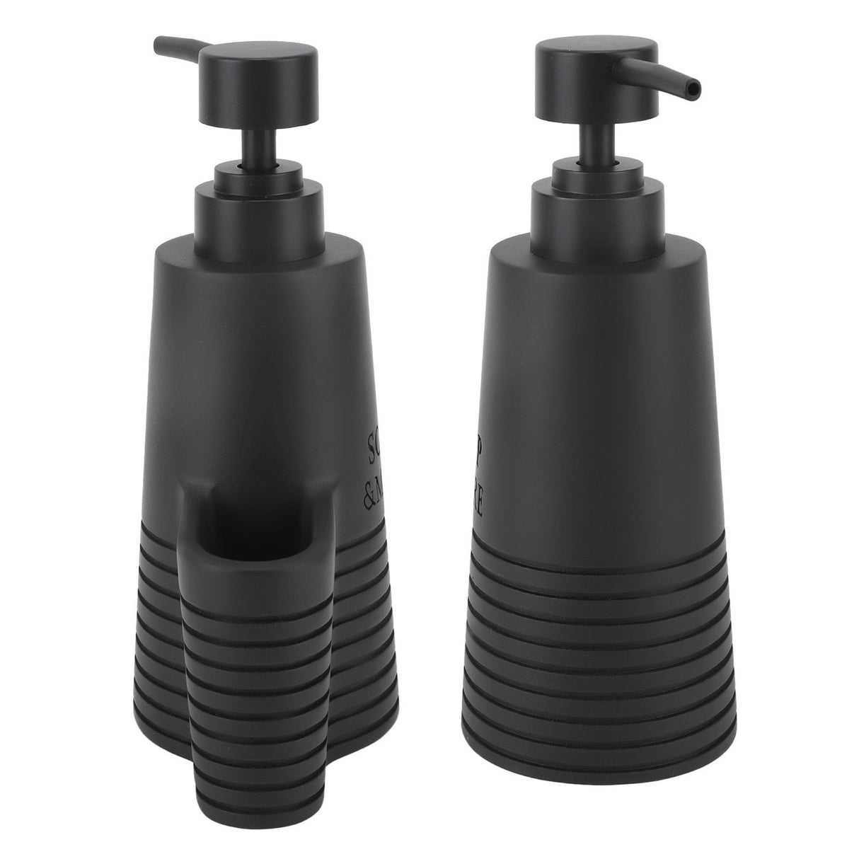 Dish Soap Dispenser Stainless Steel Washing Up Liquid Dispenser with Cleaning Brush for Kitchen