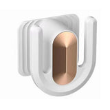 Slipper Hook Wall Mounted Drill Free Multifunctional Hanger Hook for Entrance Bathroom Kitchen Bedroom White - Side View
