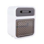 Wall Mounted Tissue Box Large Capacity Waterproof Stylish Decorative Practical Toilet Paper Storage Box for Home Bathroom Fresh White