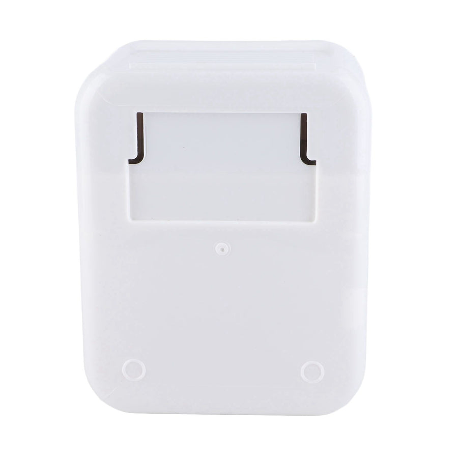 Wall Mounted Tissue Box Large Capacity Waterproof Stylish Decorative Practical Toilet Paper Storage Box for Home Bathroom Fresh White