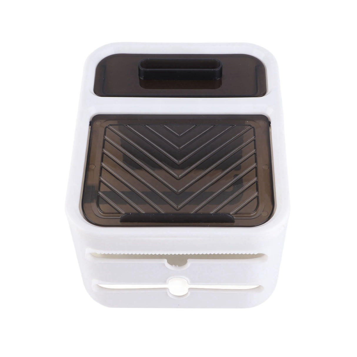 Wall Mounted Tissue Box Large Capacity Waterproof Stylish Decorative Practical Toilet Paper Storage Box for Home Bathroom Fresh White