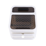 Wall Mounted Tissue Box Large Capacity Waterproof Stylish Decorative Practical Toilet Paper Storage Box for Home Bathroom Fresh White