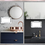 Wall Mount Phone Holder Waterproof Touch Screen Phone Case Stand for Bathroom Kitchen Mirror Bathtub