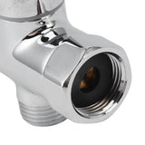 Brass 3 Way Shower Arm Diverter Valve 3 Way Water Valve Water Separator Shower Tee Adapter with 7/8 Inch Water Outlet 1/2 Inch Water Inlet - Extra Image