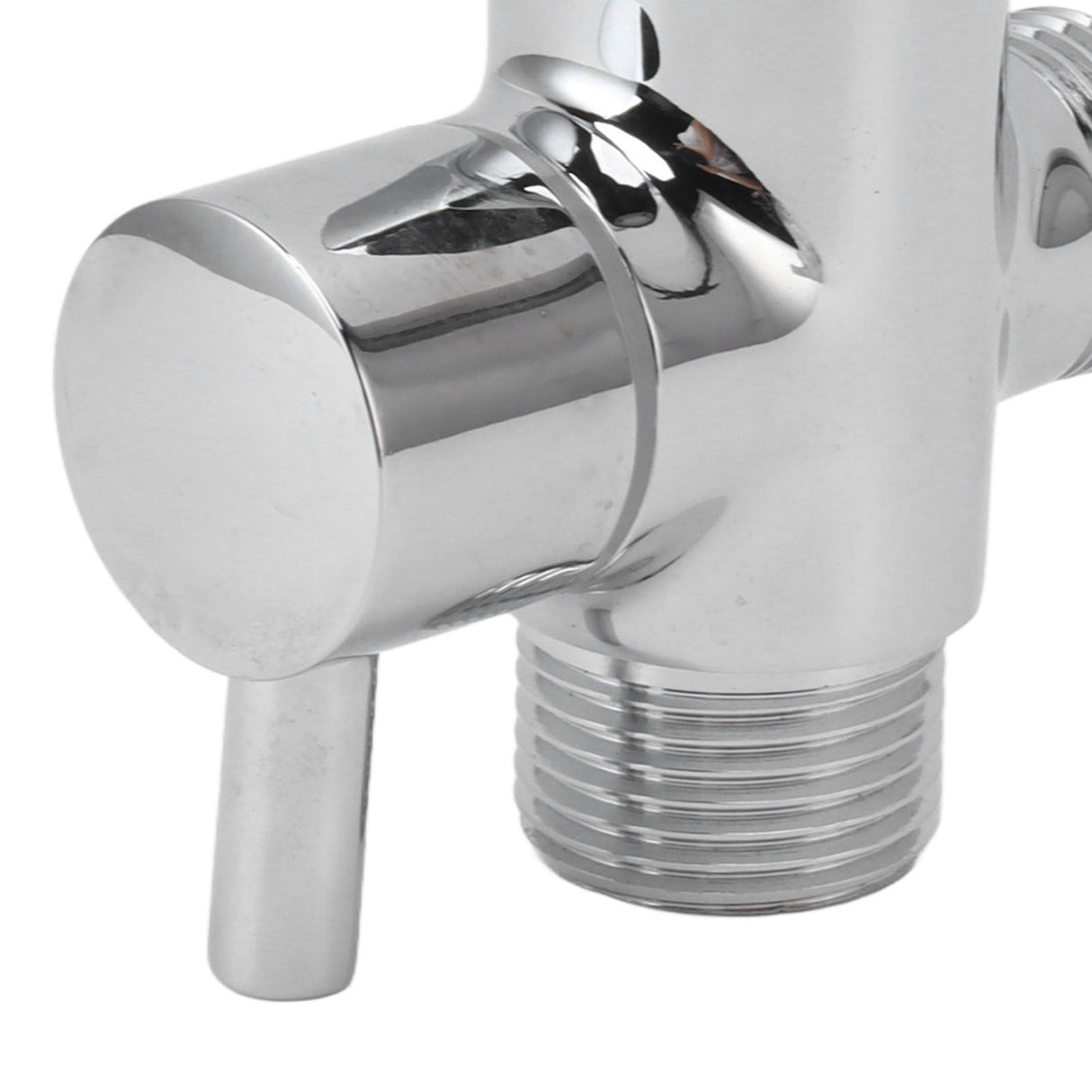 Brass 3 Way Shower Arm Diverter Valve 3 Way Water Valve Water Separator Shower Tee Adapter with 7/8 Inch Water Outlet 1/2 Inch Water Inlet