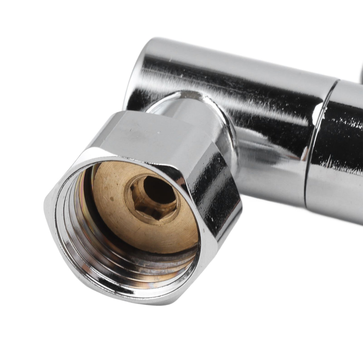 Shower Angle Adapter All Copper 135 Degree Universal Connection Shower Head Extension Adapter Handhold Shower Elbow for Bathroom