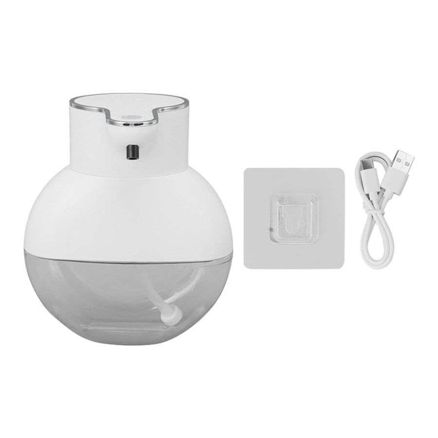 Automatic Soap Dispenser Touchless Rechargeable IPX5 Waterproof Wall Mounted Induction Soap Dispenser 400ml White Foam