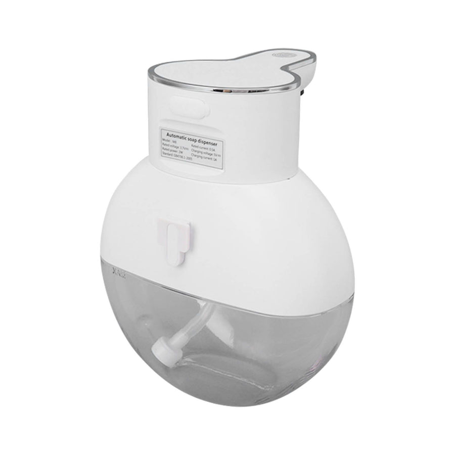 Automatic Soap Dispenser Touchless Rechargeable IPX5 Waterproof Wall Mounted Induction Soap Dispenser 400ml White Foam