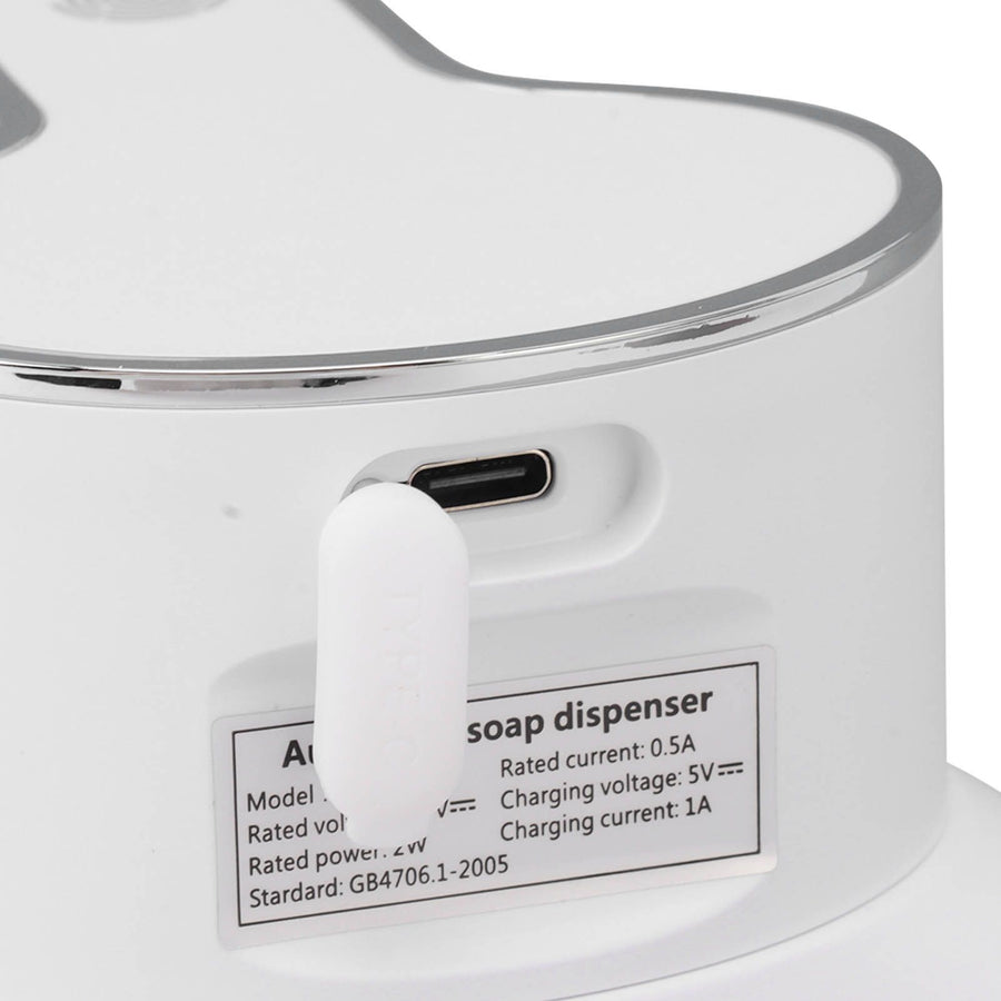 Automatic Soap Dispenser Touchless Rechargeable IPX5 Waterproof Wall Mounted Induction Soap Dispenser 400ml White Foam