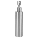 304 Stainless Steel Soap Dispenser Rustproof Refillable Soap Dispenser Soap Pump Bottle for Kitchen Bathroom Wall Mounted, Round - 45-Degree Angle