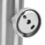 304 Stainless Steel Soap Dispenser Rustproof Refillable Soap Dispenser Soap Pump Bottle for Kitchen Bathroom Wall Mounted, Round - Extra Image