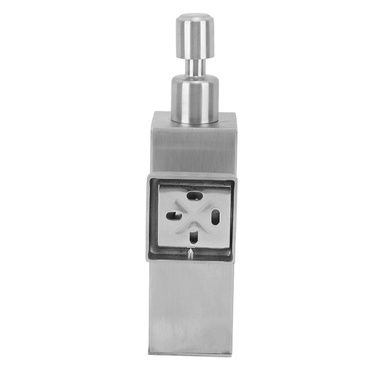 304 Stainless Steel Soap Dispenser Rustproof Refillable Soap Dispenser Soap Pump Bottle for Kitchen Bathroom Wall Mounted, Square