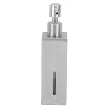 304 Stainless Steel Soap Dispenser Rustproof Refillable Soap Dispenser Soap Pump Bottle for Kitchen Bathroom Wall Mounted, Square