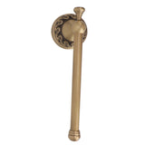 Brass Toilet Paper Holder Antique Vintage Wall Mount Tissue Roll Bar Bathroom Accessories - Rear View
