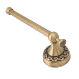 Brass Toilet Paper Holder Antique Vintage Wall Mount Tissue Roll Bar Bathroom Accessories - Close-Up Angle