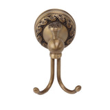 Wall Mounted Coat Hooks Copper Metal Vintage European Style Clothes Hanger Hook Robe Hook for Bathroom Bedroom - Top-Down View