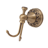 Wall Mounted Coat Hooks Copper Metal Vintage European Style Clothes Hanger Hook Robe Hook for Bathroom Bedroom - Close-Up Angle
