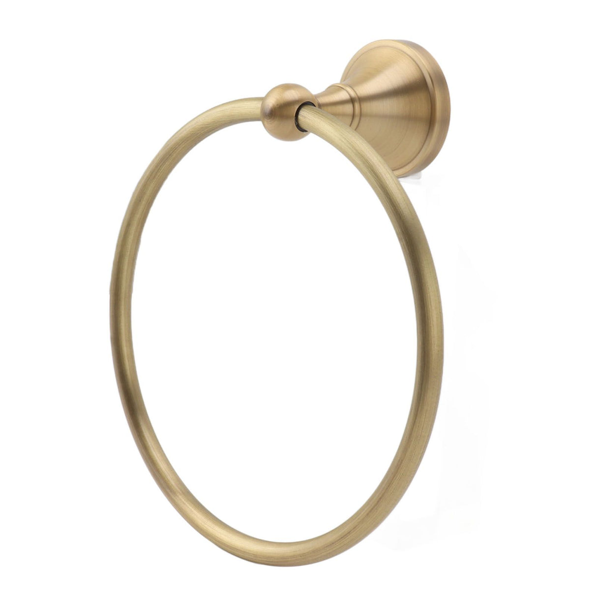 Bath Towel Ring Copper Round Wall Mounted Hand Shower Towel Holder Rack for Bathroom 960830