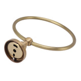 Bath Towel Ring Copper Round Wall Mounted Hand Shower Towel Holder Rack for Bathroom 960830