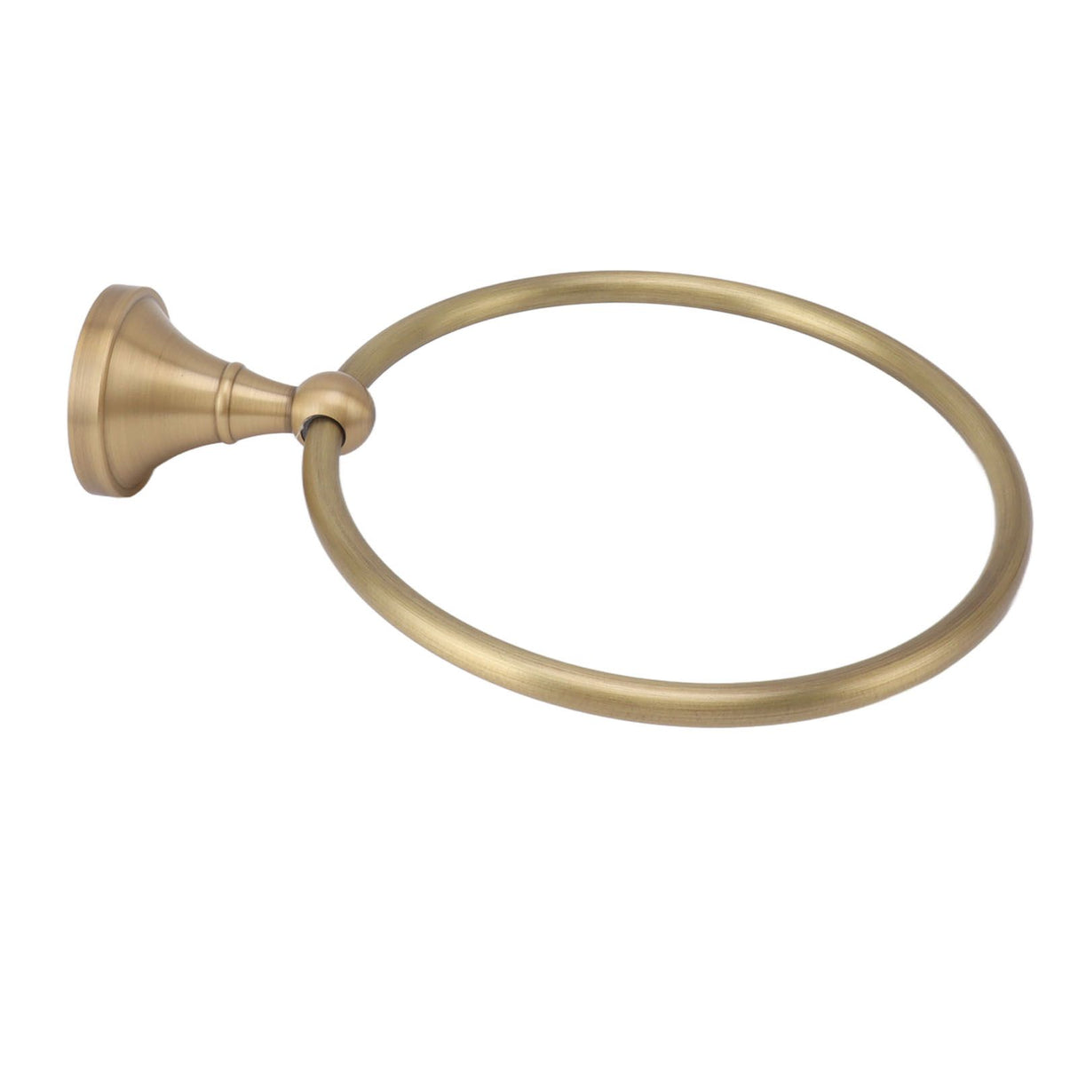 Bath Towel Ring Copper Round Wall Mounted Hand Shower Towel Holder Rack for Bathroom 960830