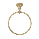 Bath Towel Ring Copper Round Wall Mounted Hand Shower Towel Holder Rack for Bathroom 960830 - Low Angle