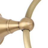 Bath Towel Ring Copper Round Wall Mounted Hand Shower Towel Holder Rack for Bathroom 960830