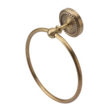 Bath Towel Ring Copper Round Wall Mounted Hand Shower Towel Holder Rack for Bathroom 970830 - Front View