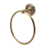 Bath Towel Ring Copper Round Wall Mounted Hand Shower Towel Holder Rack for Bathroom 970830
