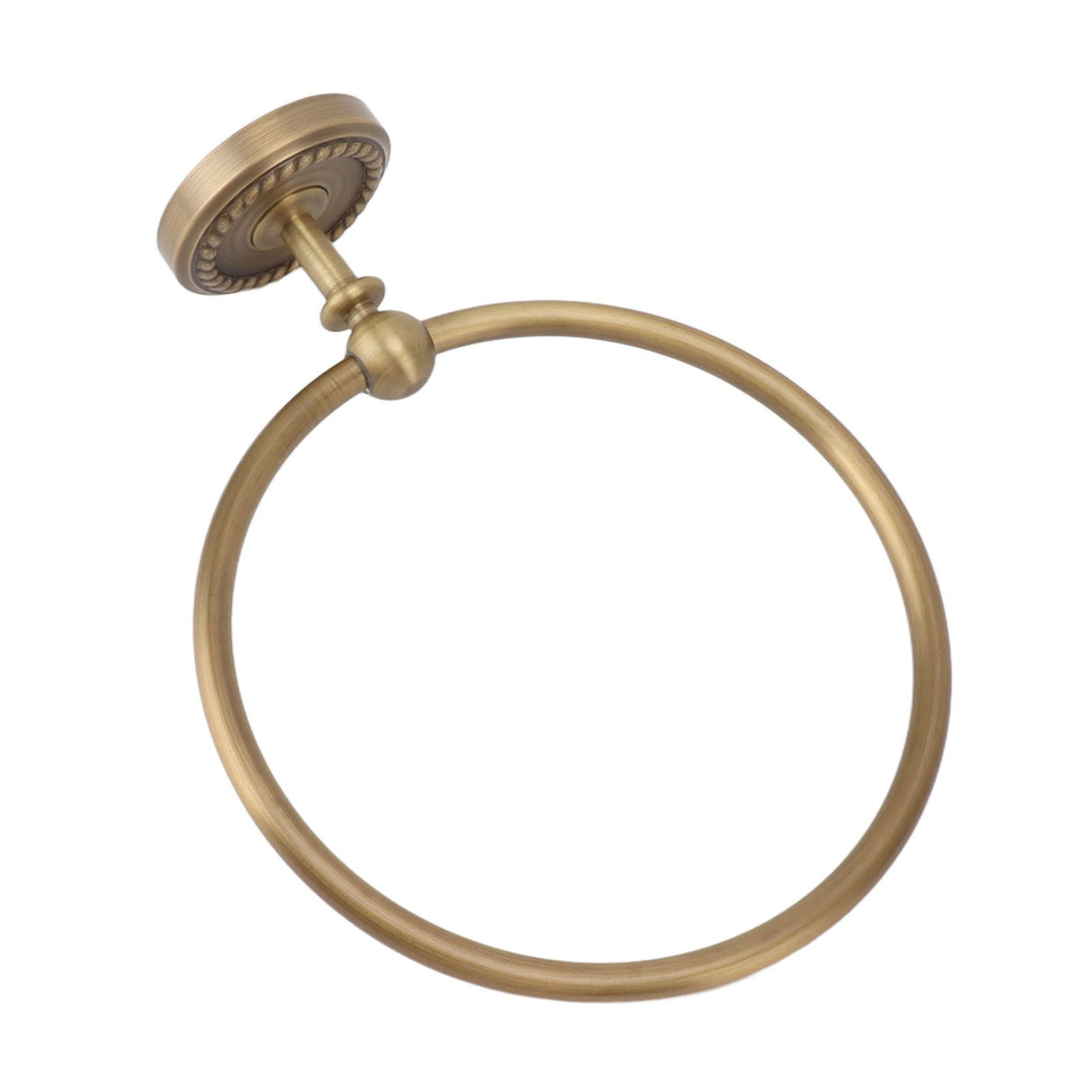 Bath Towel Ring Copper Round Wall Mounted Hand Shower Towel Holder Rack for Bathroom 970830