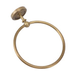 Bath Towel Ring Copper Round Wall Mounted Hand Shower Towel Holder Rack for Bathroom 970830