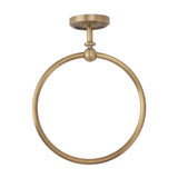 Bath Towel Ring Copper Round Wall Mounted Hand Shower Towel Holder Rack for Bathroom 970830 - Close-Up Angle